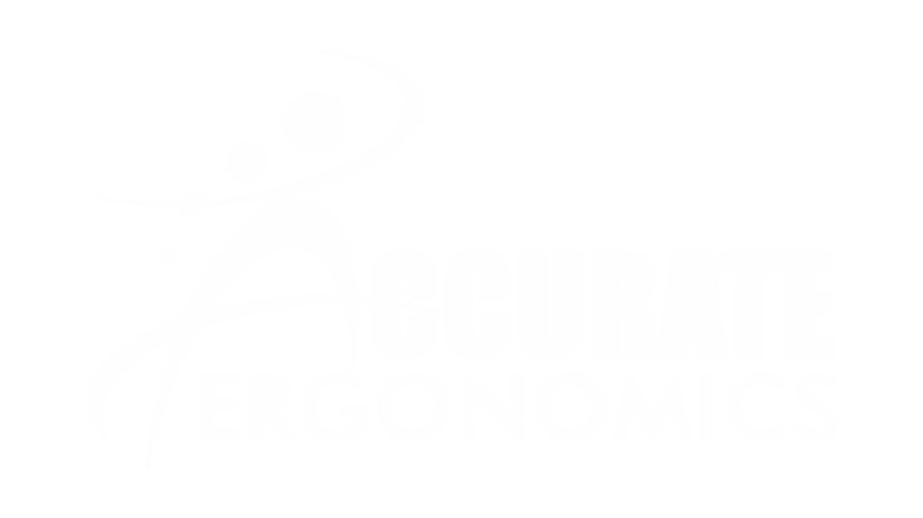 Accurate Ergonomics Logo - white